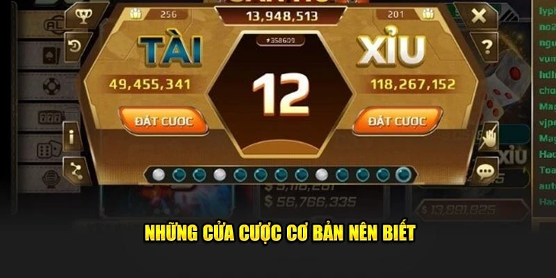 Những cửa cược cơ bản nên biết